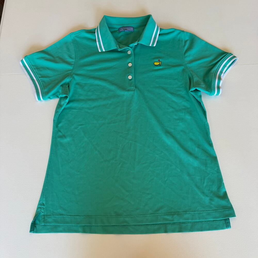 Magnolia Lane Collection Masters Women's Green Polo Shirt Short Sleeve Medium